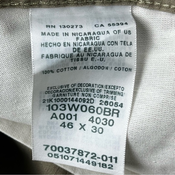 Wrangler Riggs Workwear Ripstop Ranger Utility Cargo‎ Pant Size 46 Bark Color - Picture 3 of 13